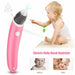 Baby Nasal Aspirator Electric Safe Hygienic Nose Cleaner Snot Sucker For baby (Red) - amazingooh