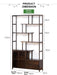 Bamboo Antique Style Cabinet Book Shelf Storage Choice Elegant - Amazingooh Wholesale