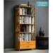 Bamboo Bookshelf Storage Rack Shelf Stand Bookcase Holder Display Drawers - Amazingooh Wholesale