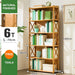 Bamboo Bookshelf Storage Rack Shelf Stand Bookcase Holder Display Drawers - Amazingooh Wholesale