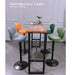 Bar Stools Kitchen Bar Stool Leather Barstools Swivel Gas Lift Counter Chairs x2 Model#5 - amazingooh