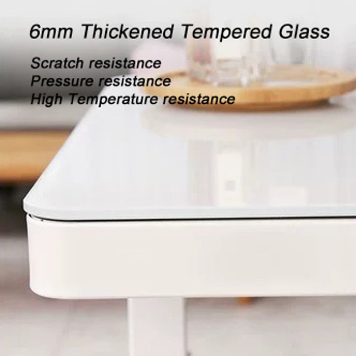 Black Color Electric Standing Desk Electric Height Adjustable Sit Stand Workstation Toughened Glass Top Single Motor Wireless Charger - Amazingooh Wholesale