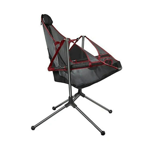 Camping Chair Foldable Swing Luxury Recliner Relaxation Swinging Comfort Lean Back Outdoor Folding Chair Outdoor Freestyle Portable Folding Rocking Chair - amazingooh