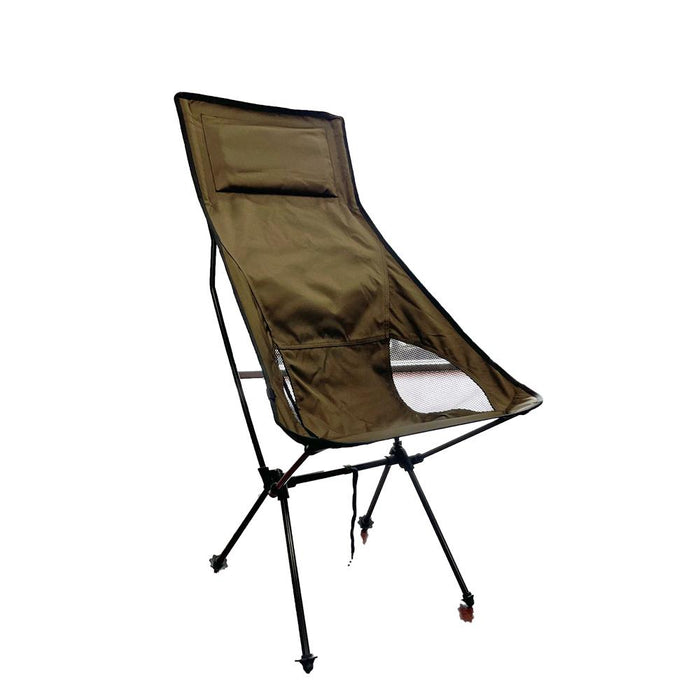 Camping Chair Folding High Back Backpacking Chair with Headrest, Lightweight Portable Compact for Outdoor Camp, Travel, Beach, Picnic, Festival - amazingooh