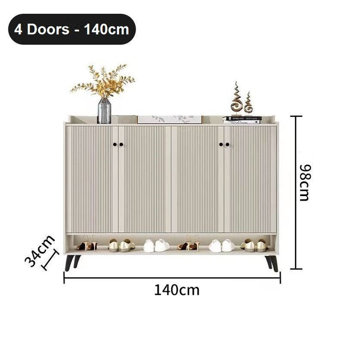 Champagne French Provincial Modern Shoe Cabinet Cupboard Storage Orag140cm/160cm - Amazingooh Wholesale