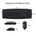 Classic Desktop PC Laptop Wired Combination Mouse Keyboard Interface Black Sets - Amazingooh Wholesale
