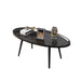 Coffee Table Living Room Accent Oval Table Contemporary Style Leisure Tea Table - Amazingooh Wholesale
