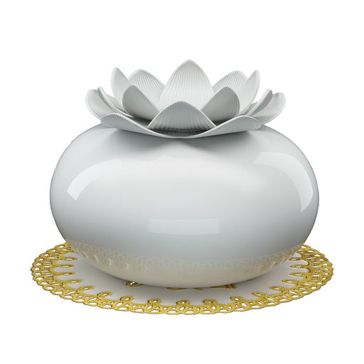 Devanti Aromatherapy Diffuser Aroma Ceramic Essential Oils Air Humidifier Lotus - Amazingooh Wholesale