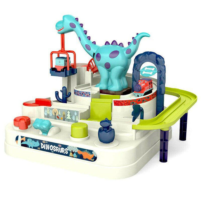 Dinosaur Car Toy Educational Car Vehicle Track Adventure Game Toy Kids Gift - amazingooh