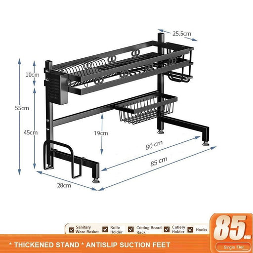 Dish Drying Rack Holder Drain caddy Kitchen Drainer Storage Over Sink Organiser - Amazingooh Wholesale