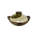 Donabe Japanese Kyoan 24.5cm Clay Pot Ceramic Hot Pot Casserole #8 2-3people 1.5L - Amazingooh Wholesale