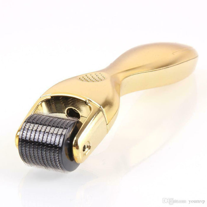 [DRS] 600 Titanium Micro Needle Derma Roller System Skin Care Theraphy - Amazingooh