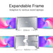 Dual Portable Triple Fold 1080P IPS FHD Monitor Screen Extender For Laptop 1 Cable for 2 Displays 12" 14" - Amazingooh Wholesale