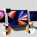 Dual Portable Triple Fold 1080P IPS FHD Monitor Screen Extender For Laptop 12" 13.3" 15" - Amazingooh Wholesale