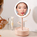 Ecoco Smart LED Light Cosmetic Makeup Mirror USB Touch Screen Home Desk Vanity 360° - amazingooh