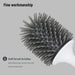 Ecoco Toilet Brush Wall Mounted Auto Close Holder Set Silicone Soft Bristle W/ Base Draining Water Tool Upgrade Version - amazingooh