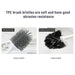 Ecoco Toilet Brush Wall Mounted Auto Close Holder Set Silicone Soft Bristle W/ Base Draining Water Tool Upgrade Version - amazingooh