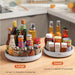 Ecoco Turntable Rotating Storage Organizer, Non-Skid Fridge Spice Racks for Can & Seasoning Cosmetics - amazingooh