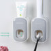 Ecoco Wall mount auto ands Free Toothpaste Dispenser Automatic Toothpaste Squeezer Bathroom Toothpaste Holder - amazingooh