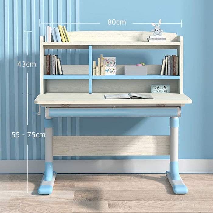 Ergonomic 80cm Height Adjustable Children Kids Study Desk Only Blue Pink AU - Amazingooh Wholesale