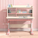 Ergonomic 80cm Height Adjustable Children Kids Study Desk Pink AU - Amazingooh Wholesale