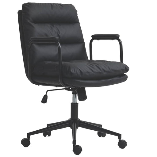 Faux Leather Office Chair -Black - Amazingooh Wholesale