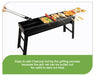 Foldable Portable BBQ Charcoal Grill Barbecue Camping Hibachi Picnic - amazingooh