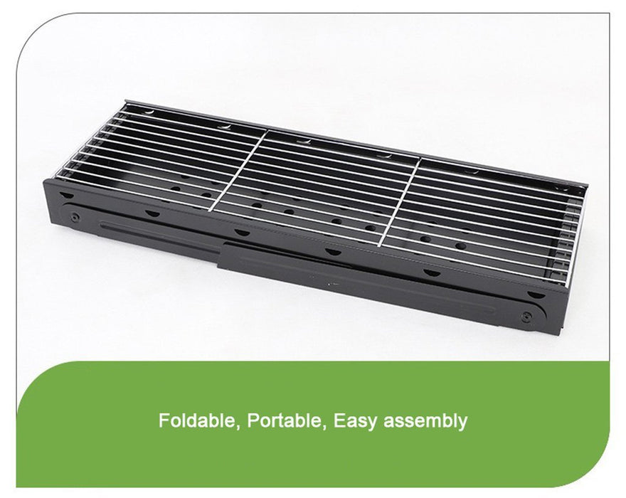 Foldable Portable BBQ Charcoal Grill Barbecue Camping Hibachi Picnic - amazingooh