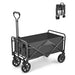 Folding Beach Wagon Cart Trolley Garden Outdoor Picnic Camping Sports Market Collapsible Shop - Amazingooh Wholesale