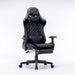 Gaming Chair Ergonomic Racing chair 165° Reclining Gaming Seat 3D Armrest Footrest Black - amazingooh