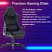 Gaming Chair Ergonomic Racing chair with 7 RGB Lights 165° Bluetooth Speaker Reclining Gaming Seat 4D Armrest Footrest - amazingooh