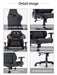 Gaming Chair Ergonomic Racing chair with 7 RGB Lights 165° Bluetooth Speaker Reclining Gaming Seat - amazingooh