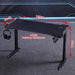 Gaming Desk Desktop PC Computer Desks Desktop Racing Table Office Laptop Home AU - amazingooh