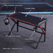 Gaming Desk Desktop PC Computer Desks Desktop Racing Table Office Laptop Home AU - amazingooh