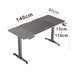 Gaming Standing Desk Home Office Lift Electric Height Adjustable Sit To Stand Motorized Standing Desk - amazingooh