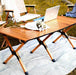 Garden Outdoor Furniture Camping Table and Chair Egg Roll Picnic Desk Folding Beach Set - Amazingooh Wholesale