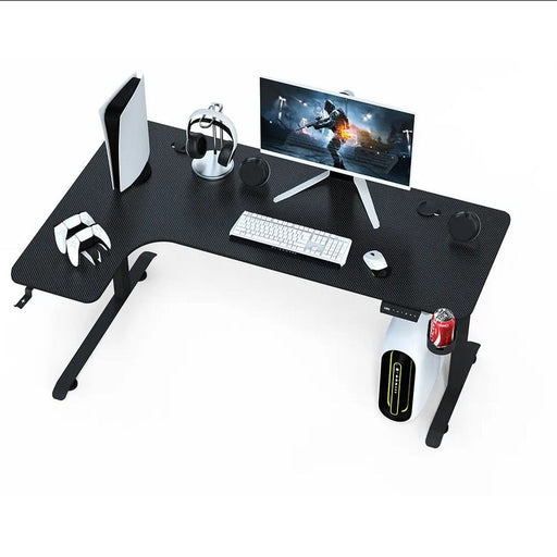 Height Adjustable Electric Office/Gaming Desk with L-shaped Desktop for Superior Gaming Performance - Amazingooh Wholesale