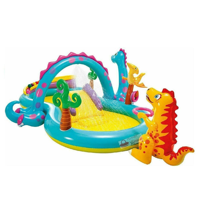 INTEX Inflatable Water Play Centre Pool Garden Finshing Sports Dinoland Cnady Fruity Rainbow - Amazingooh Wholesale