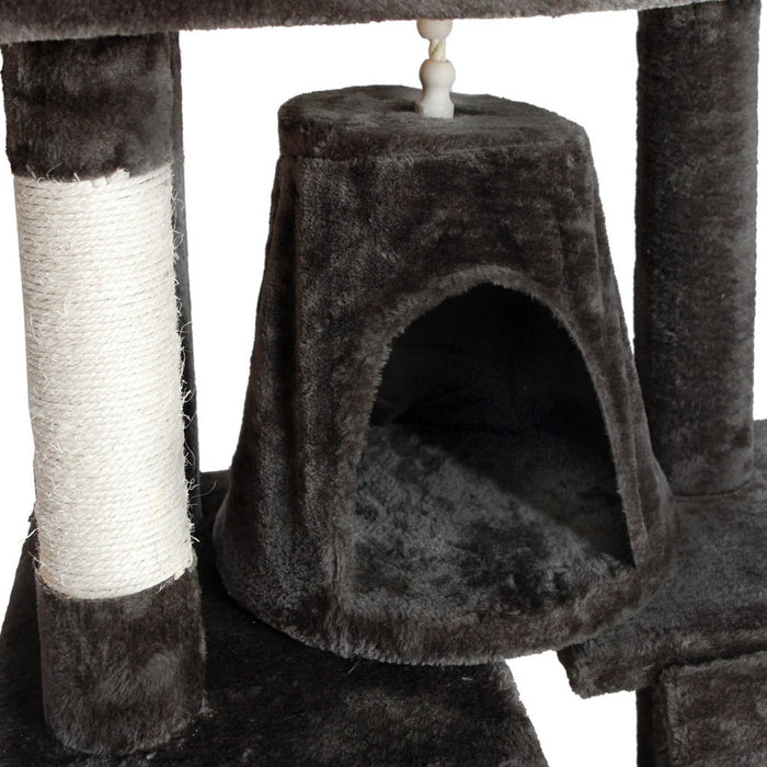 i.Pet Cat Tree 193cm Trees Scratching Post Scratcher Tower Condo House Furniture Wood - Amazingooh Wholesale