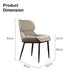 Italian Minimal List Dining Chairs PU Retro Chair Cafe Kitchen Modern Metal Legs x2 - Amazingooh Wholesale