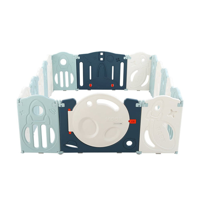 Keezi Baby Playpen 16 Panels Foldable Toddler Fence Safety Play Activity Barrier - Amazingooh Wholesale