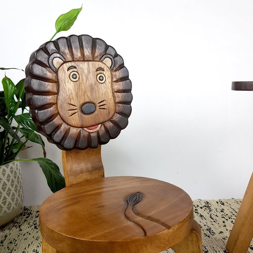 Kids Wooden Chair Lion - Amazingooh Wholesale