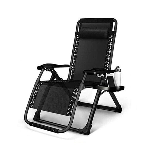 Kingsize Outdoor Folding Reclining Garden Beach Chair Sun Lounger Deck Recliner - Amazingooh Wholesale