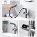 LCD Digital Display Bathroom Sink with 360 Degree Rotating Pull Out Basin With Temperature Display - Amazingooh Wholesale