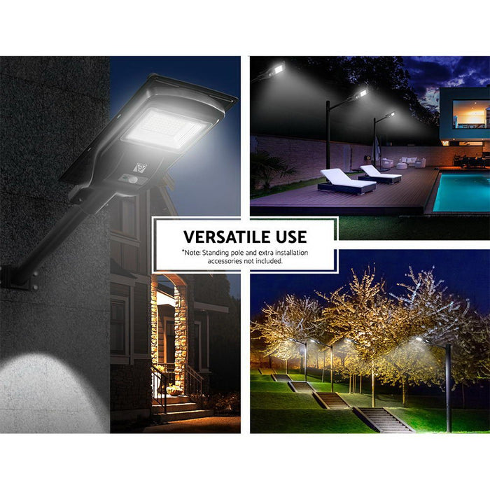 Leier Set of 2 LED Solar Lights Street Flood Sensor Outdoor Garden Light 90W - Amazingooh Wholesale