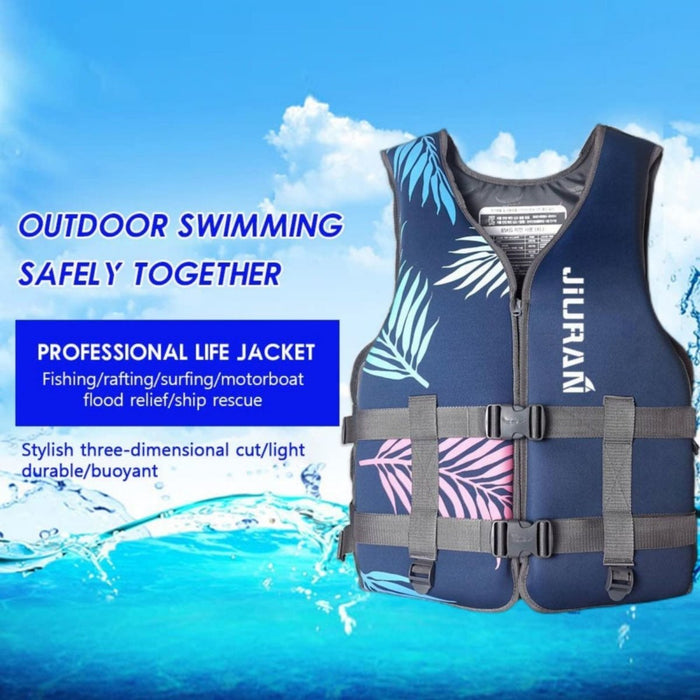 Life Jacket for Unisex Adjustable Safety Breathable Life Vest for Men Women(Blue-XL) - Amazingooh Wholesale