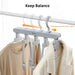 Magic Hanger Space Saving Multifunctional Clothes Coat Hanger Dryer Laundry Drying Rack Airer Clothes Horse - amazingooh