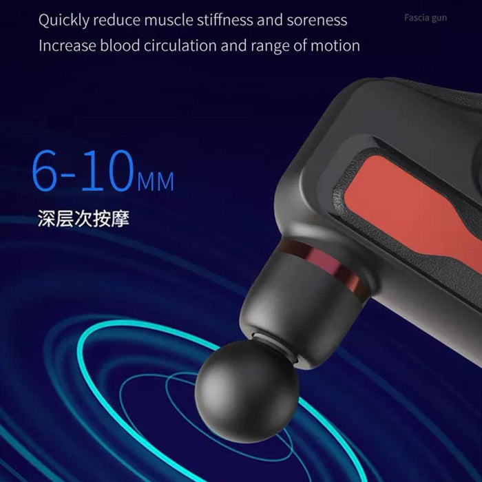 Massage Gun Percussion Massager Muscle Relaxing Therapy Deep Tissue 8 Heads AU - amazingooh