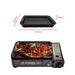 Maxsun Portable Gas Burner Stove with Inset Non Stick Cooking Pan Cooker Butane Camping 60mm Deep Pan - Amazingooh Wholesale