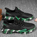 Men's Athletic Running Tennis Shoes Outdoor Sports Jogging Sneakers Walking Gym (Green US 8.5=EU 42) - Amazingooh Wholesale